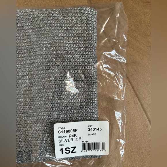 Theory metallic Silver Ice Scarf - Picture 3 of 7